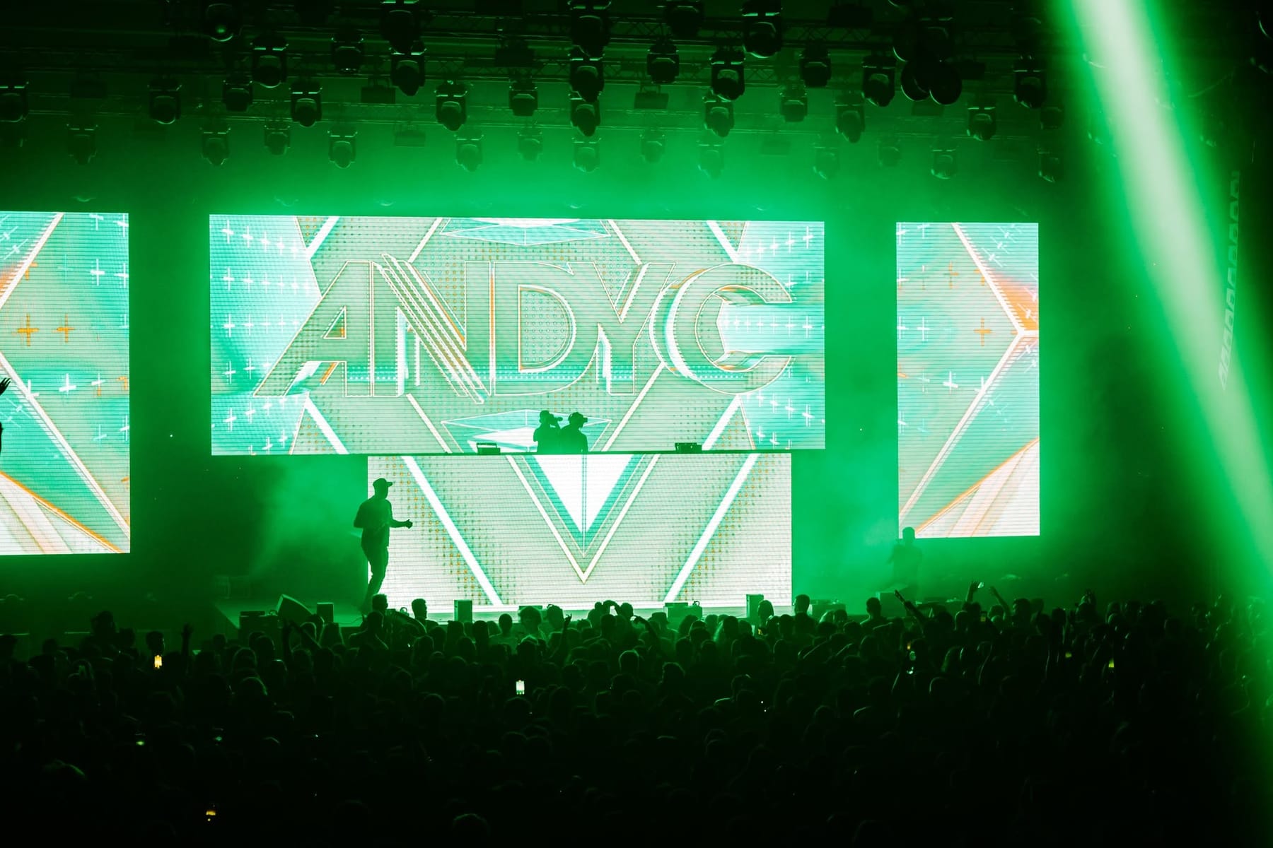 Andy C on stage at Pulsation: Utopia, FRIDAY 20 DEC 2024.