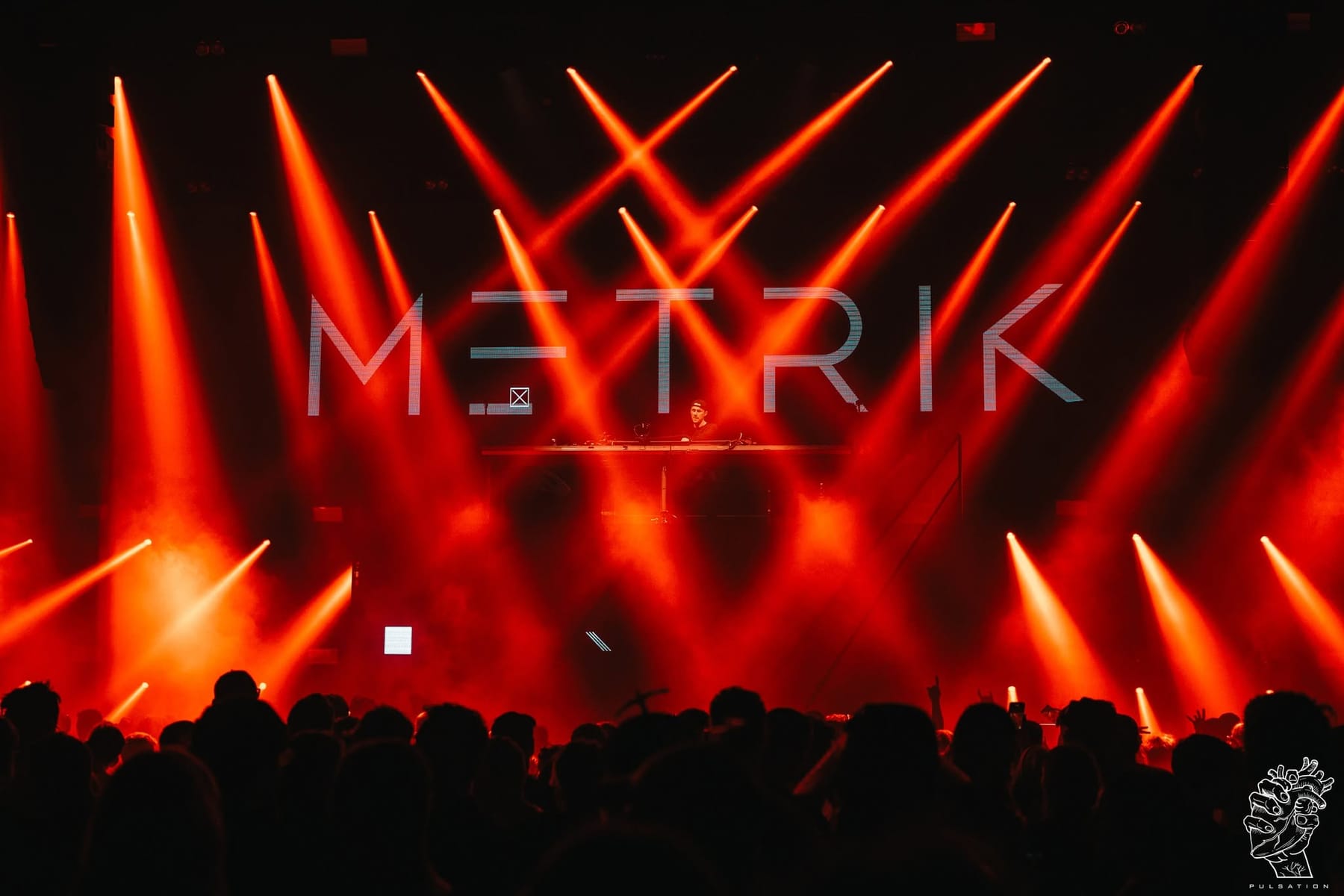 Metrik on stage at Pulsation: Utopia, SATURDAY 09 MAR 2024.